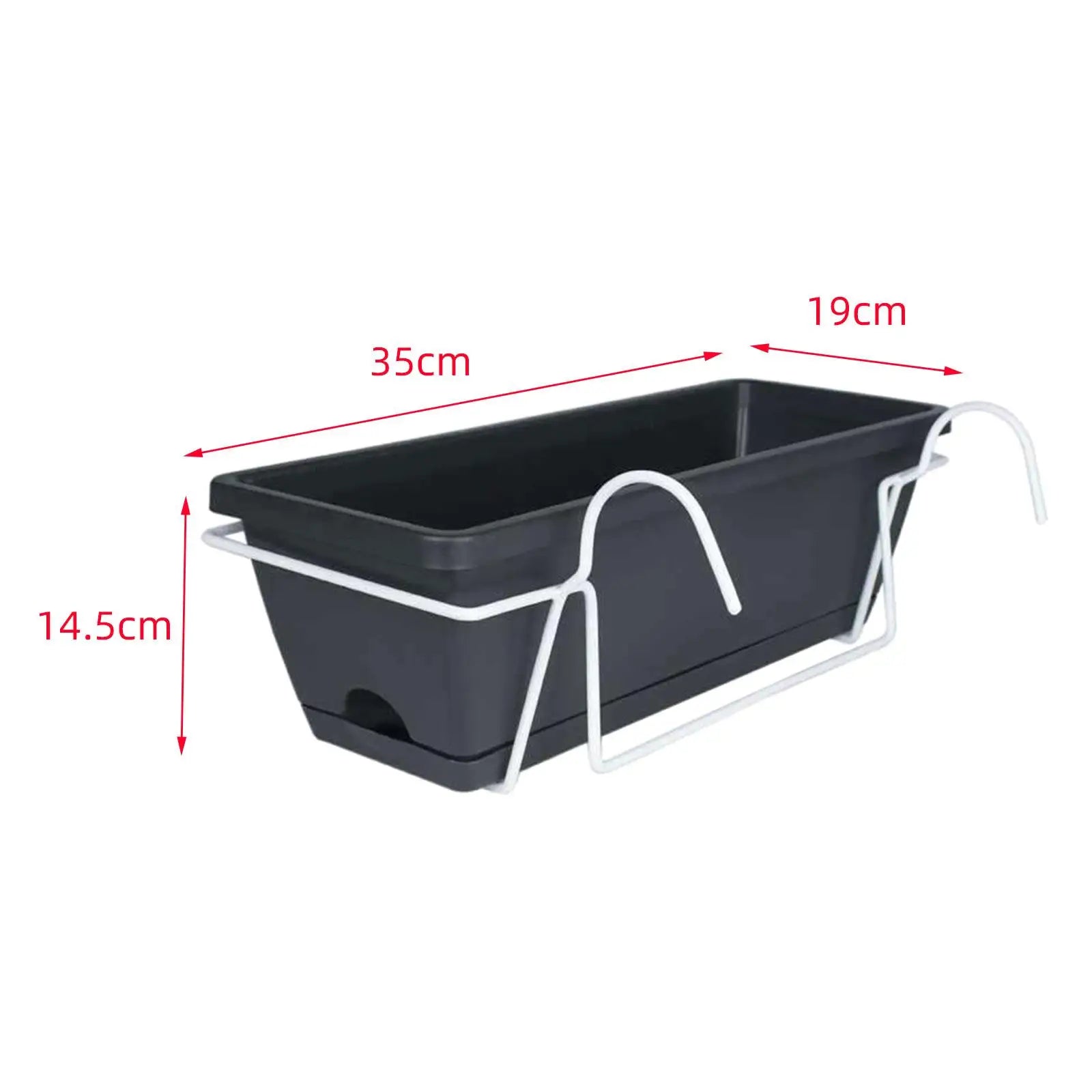 Hanging Planter for Balcony Railing - Garden and Outdoor