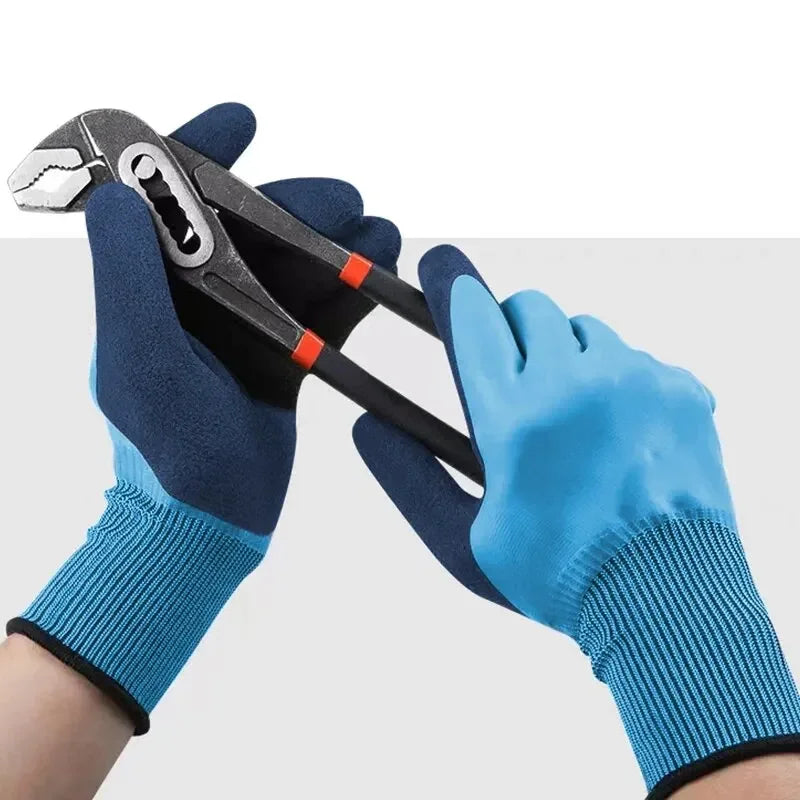 Gardening Gloves Puncture Resistant Latex Waterproof - Gardening and Outdoors