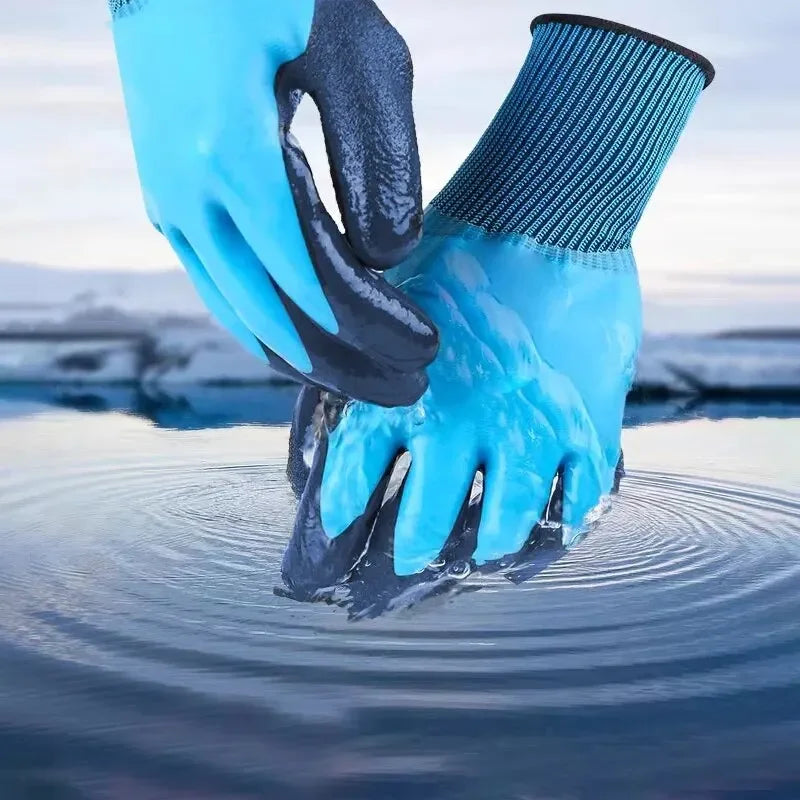 Gardening Gloves Puncture Resistant Latex Waterproof - Gardening and Outdoors