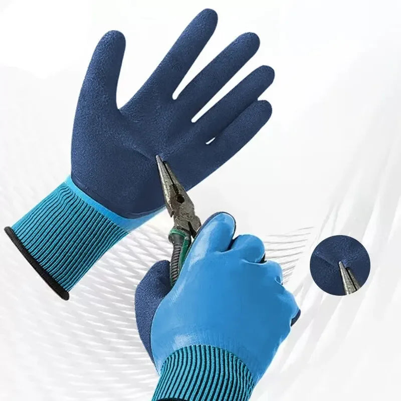 Gardening Gloves Puncture Resistant Latex Waterproof - Gardening and Outdoors