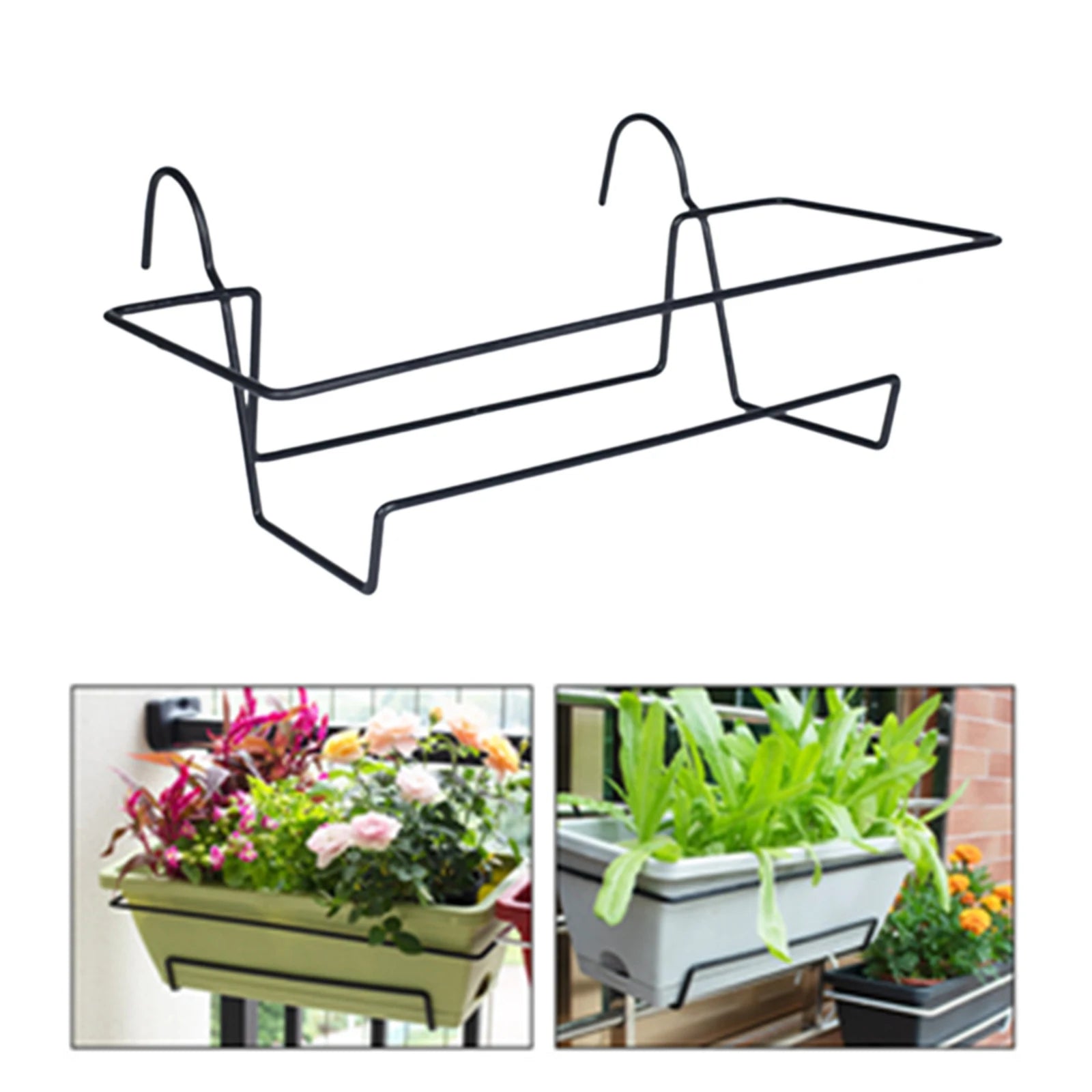 Hanging Planter for Balcony Railing - Garden and Outdoor