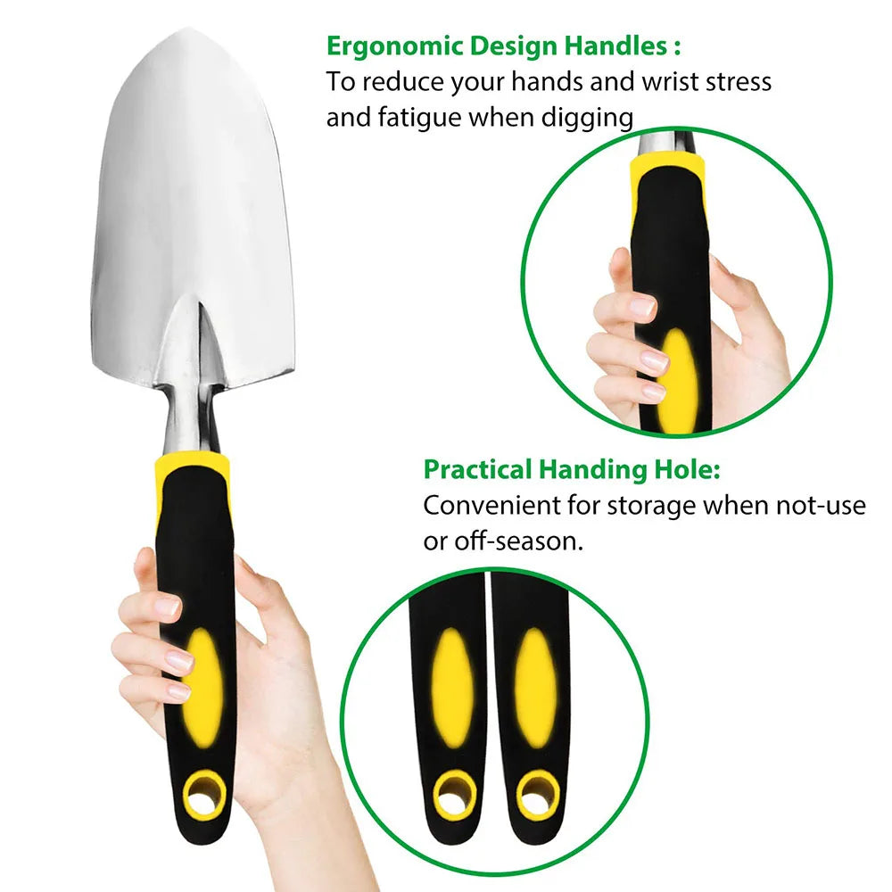 Garden Tool Set 4 Pack With Trowel - Planting Gardening Tools