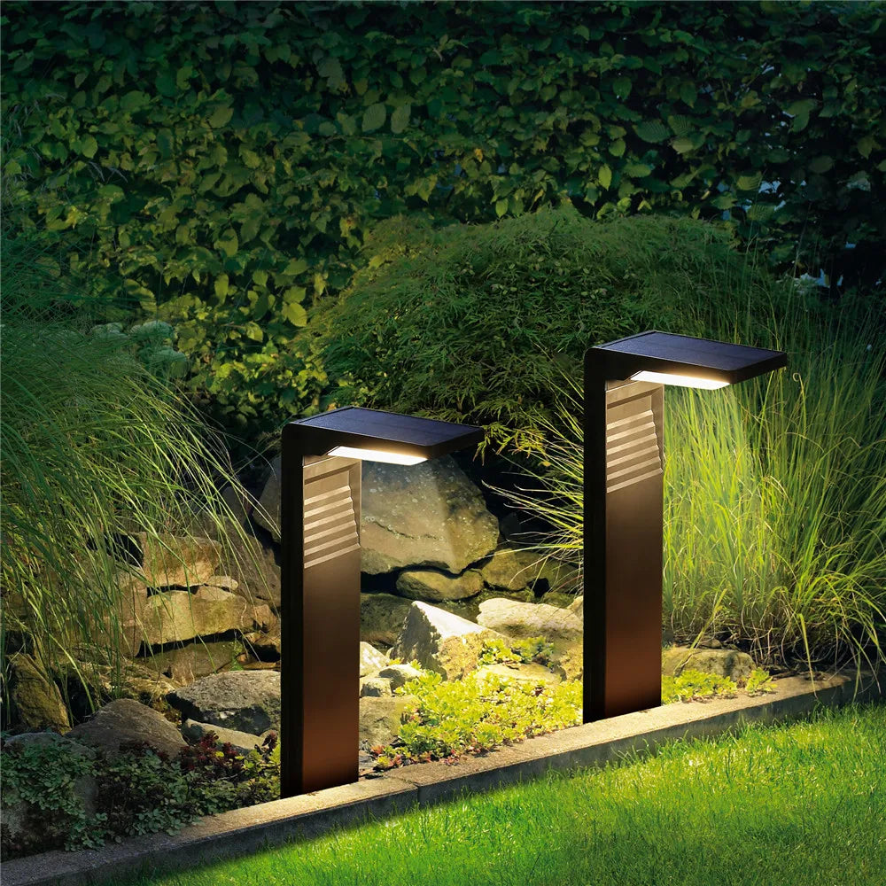Premium Solar Lawn Lights Waterproof LED light for Yard Pathway Landscape Bollard Solar Power Lighting