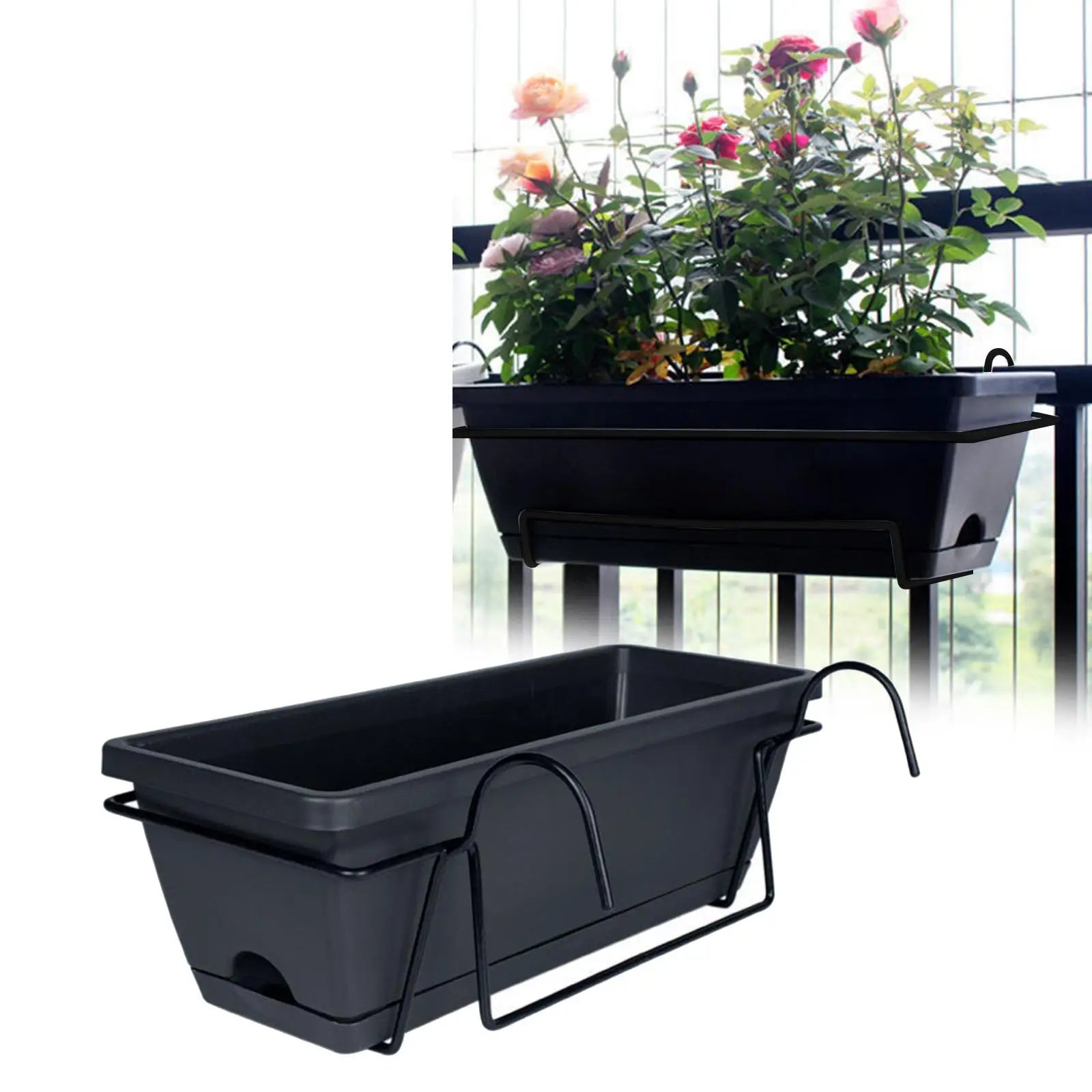 Hanging Planter for Balcony Railing - Garden and Outdoor
