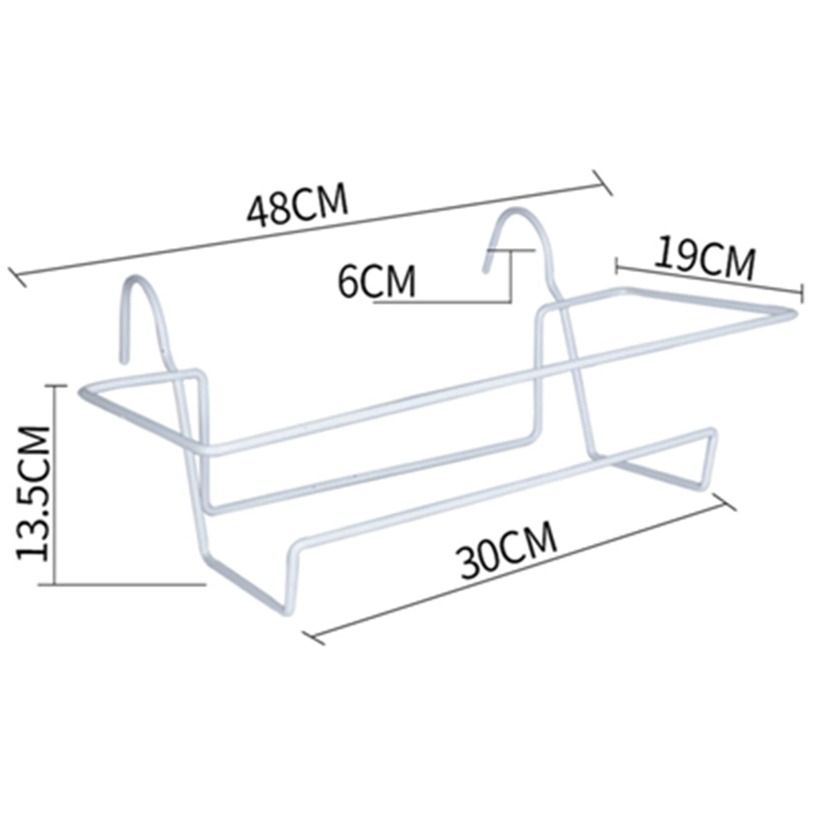 Hanging Planter for Balcony Railing - Garden and Outdoor