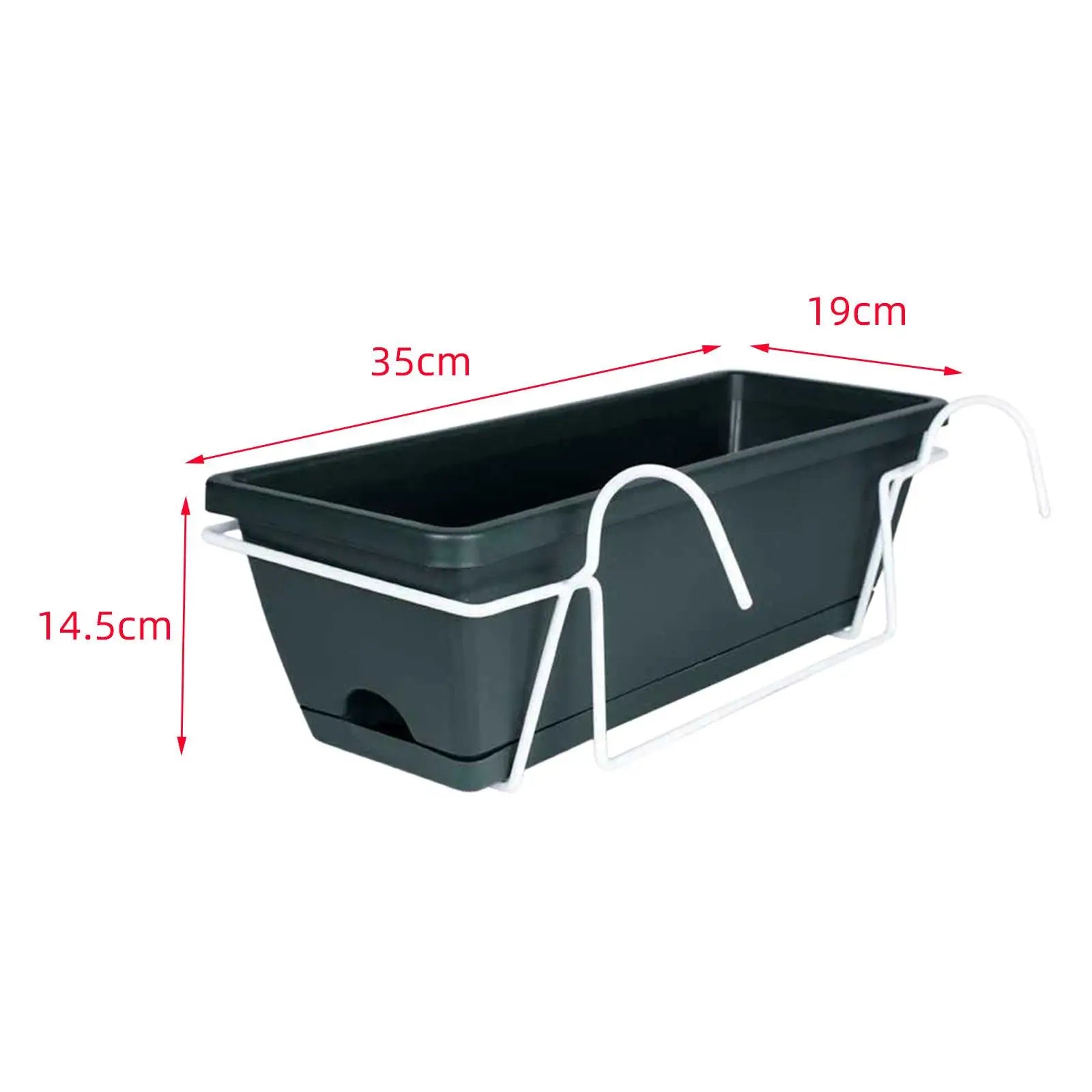 Hanging Planter for Balcony Railing - Garden and Outdoor