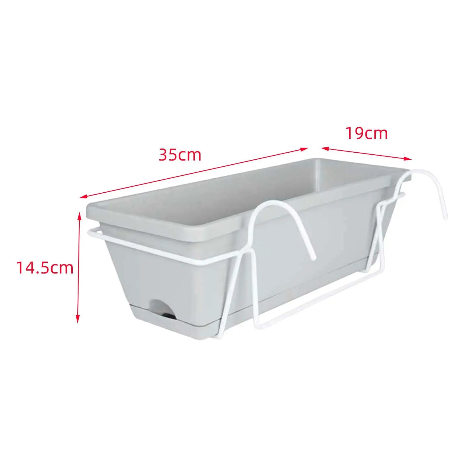 Hanging Planter for Balcony Railing - Garden and Outdoor