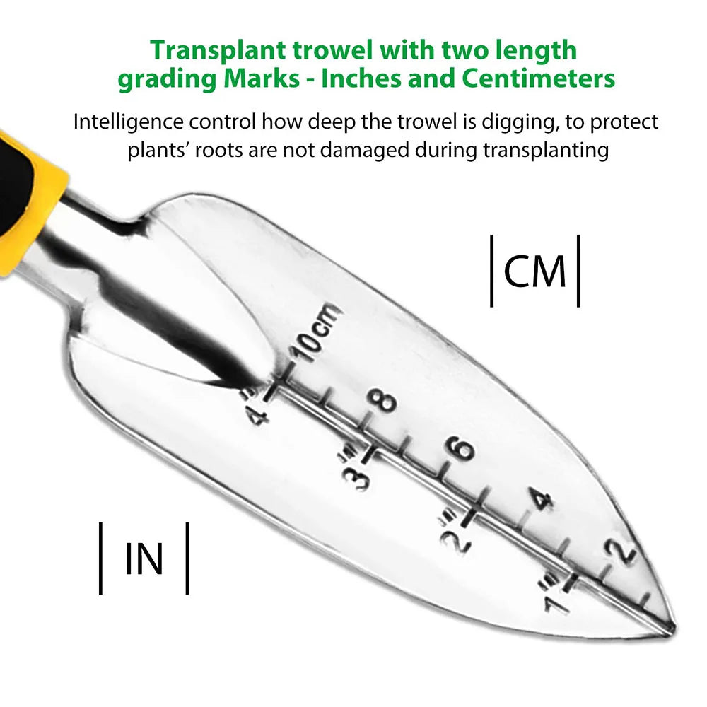 Garden Tool Set 4 Pack With Trowel - Planting Gardening Tools