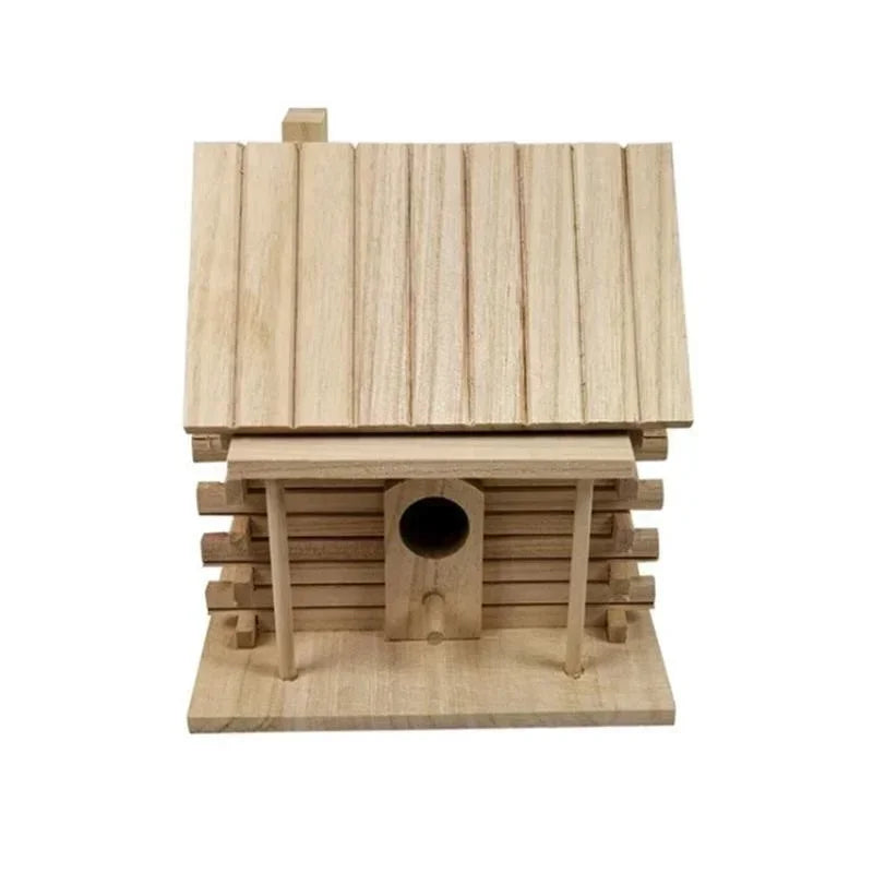 Wooden Bird House Nesting Box - Birds and Animals